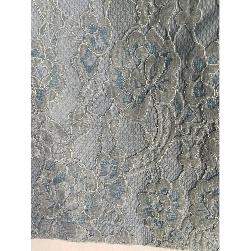 Naked Wardrobe Blue Floral Lace Mini Skirt Small NWT Coquette Boho - Picture 4 of 7